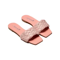 Flats-L'INTERVALLE Gella Pink Rafia