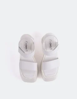 Platform-L'INTERVALLE Gentil White Leather