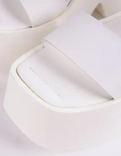 Platform-L'INTERVALLE Gentil White Leather