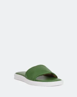 Flats-L'INTERVALLE Gerber Green Leather