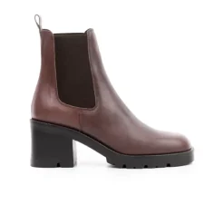 Chelsea|Ankle Boots-L'INTERVALLE Germains Brown Leather