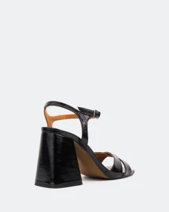 High Heels-L'INTERVALLE Giligan, Black Naplack/Naplack Noir