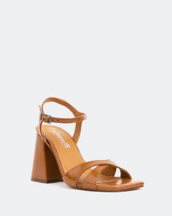 High Heels-L'INTERVALLE Giligan, Chestnut Nap./Nap Chataine