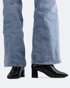 Ankle Boots-L'INTERVALLE Gillian Black Naplack