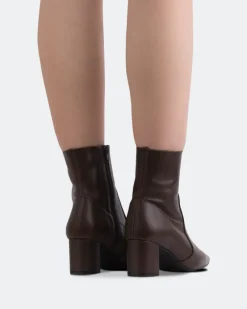 Ankle Boots-L'INTERVALLE Gillian Brown Leather