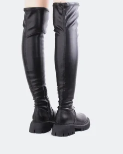 Over-the-knee|Stretch-L'INTERVALLE Gironde Black Stretch