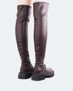 Over-the-knee|Stretch-L'INTERVALLE Gironde Brown Stretch