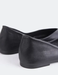Ballerinas-L'INTERVALLE Glissandra Black Leather