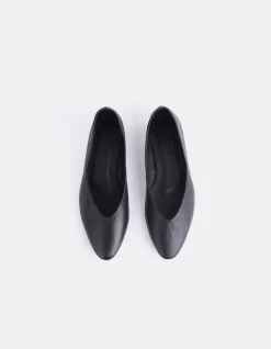 Ballerinas-L'INTERVALLE Glissandra Black Leather