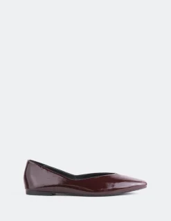 Ballerinas-L'INTERVALLE Glissandra Burgundy Patent