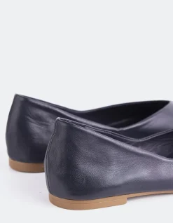Ballerinas-L'INTERVALLE Glissandra Navy Leather