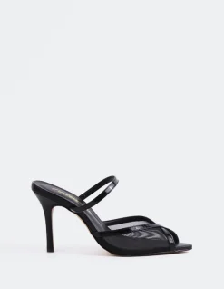 High Heels|Mules-L'INTERVALLE Gloxinia Black Leather
