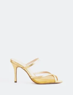 High Heels|Mules-L'INTERVALLE Gloxinia Gold Metal