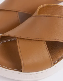 Wedges-L'INTERVALLE Govina Tan Leather