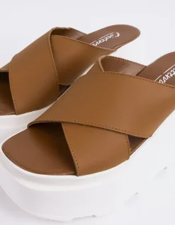 Platform-L'INTERVALLE Grateful Brown Leather