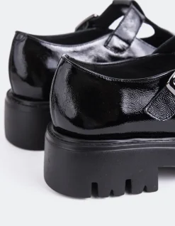 Mary-jane-L'INTERVALLE Grazzano Black Leather
