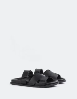 Flats-L'INTERVALLE Gustave Black Leather