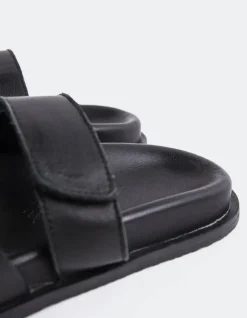 Flats-L'INTERVALLE Gustave Black Leather
