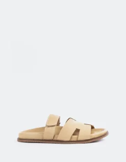Flats-L'INTERVALLE Gustave Camel Leather
