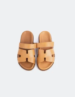 Flats-L'INTERVALLE Gustave Tan Leather