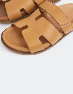 Flats-L'INTERVALLE Gustave Tan Leather