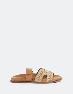 Flats-L'INTERVALLE Gustave Tan Raffia