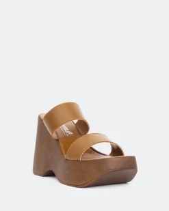 Wedges-L'INTERVALLE Hadid Tan Leather