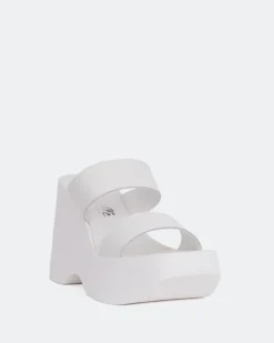 Wedges-L'INTERVALLE Hadid White Leather