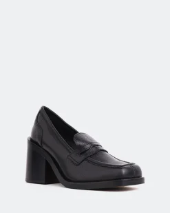 Loafers-L'INTERVALLE Handel Black Leather