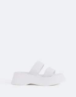 Platform-L'INTERVALLE Happy White Leather