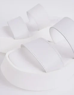 Platform-L'INTERVALLE Happy White Leather