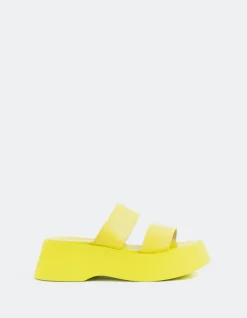Platform-L'INTERVALLE Happy Yellow Leather