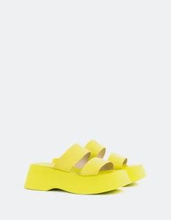 Platform-L'INTERVALLE Happy Yellow Leather