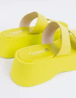 Platform-L'INTERVALLE Happy Yellow Leather