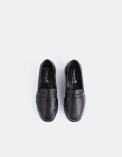 Loafers-L'INTERVALLE Harmani Black Leather
