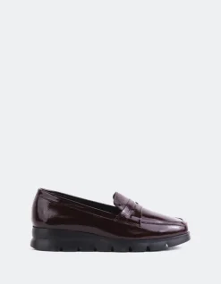Loafers-L'INTERVALLE Harmani Burgundy Patent