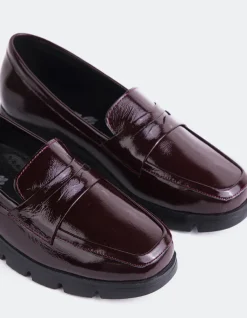 Loafers-L'INTERVALLE Harmani Burgundy Patent