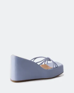 Wedges-L'INTERVALLE Harmonia Light Blue Leather