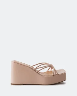 Wedges-L'INTERVALLE Harmonia Light Pink Leather