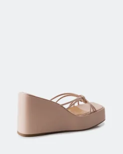 Wedges-L'INTERVALLE Harmonia Light Pink Leather