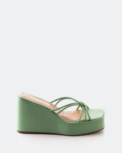 Wedges-L'INTERVALLE Harmonia Mint Leather