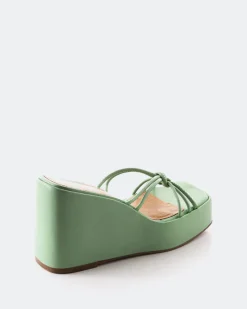 Wedges-L'INTERVALLE Harmonia Mint Leather