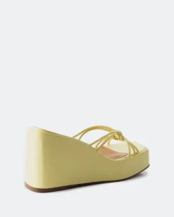 Wedges-L'INTERVALLE Harmonia Yellow Leather