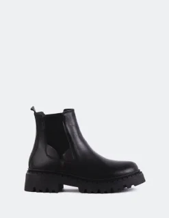 Chelsea|Ankle Boots-L'INTERVALLE Hayes Black Leather
