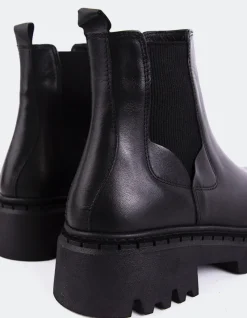 Chelsea|Ankle Boots-L'INTERVALLE Hayes Black Leather