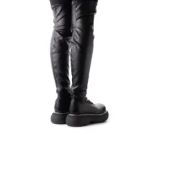 Over-the-knee|Tall Boots-L'INTERVALLE Helga Black Stretch