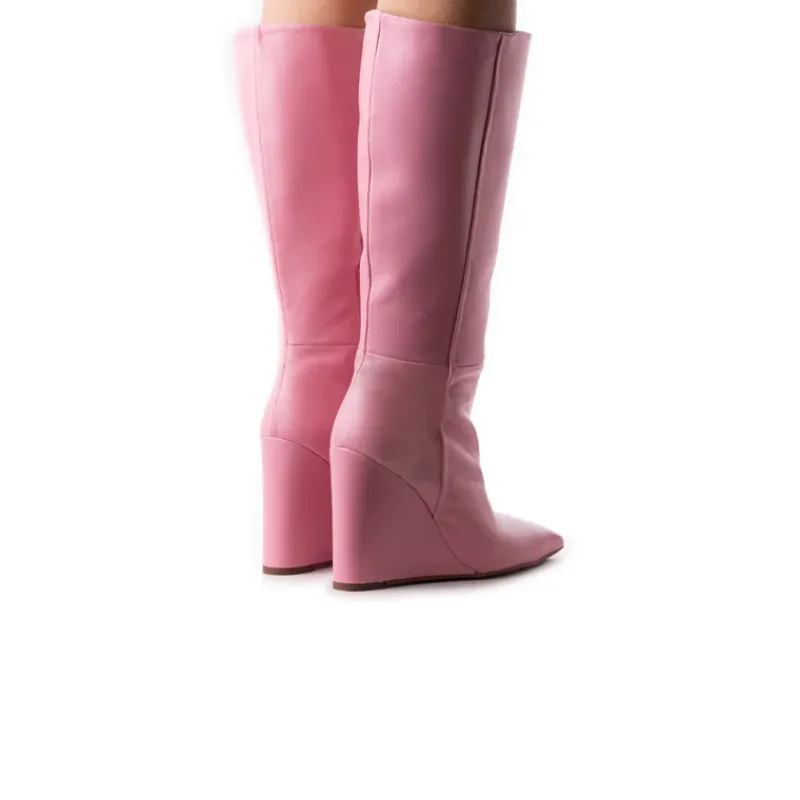 Tall Boots-L'INTERVALLE Heritage Rose Leather