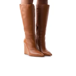 Tall Boots-L'INTERVALLE Heritage Tan Leather