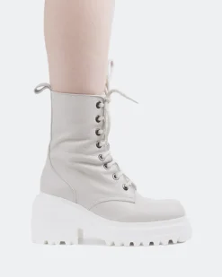 Platform|Lace-up-L'INTERVALLE Homer Off White Leather