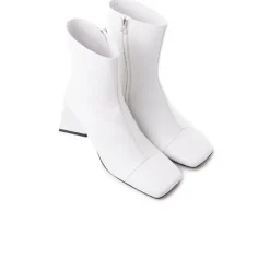 Ankle Boots-L'INTERVALLE Horgen White Leather